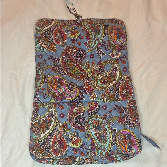 NWT Vera Bradley Multicolor Paisley Hanging Travel Makeup Bag - Picture 11 of 14